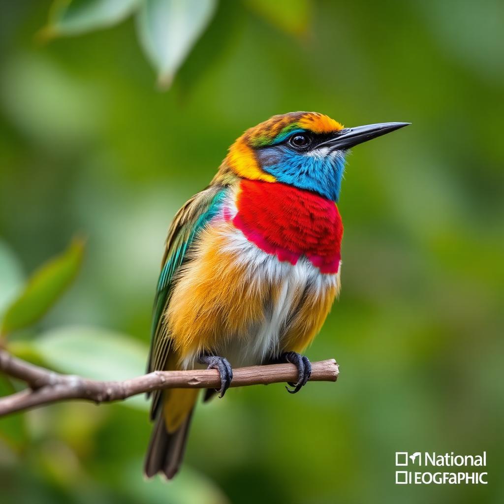 Colorful bird